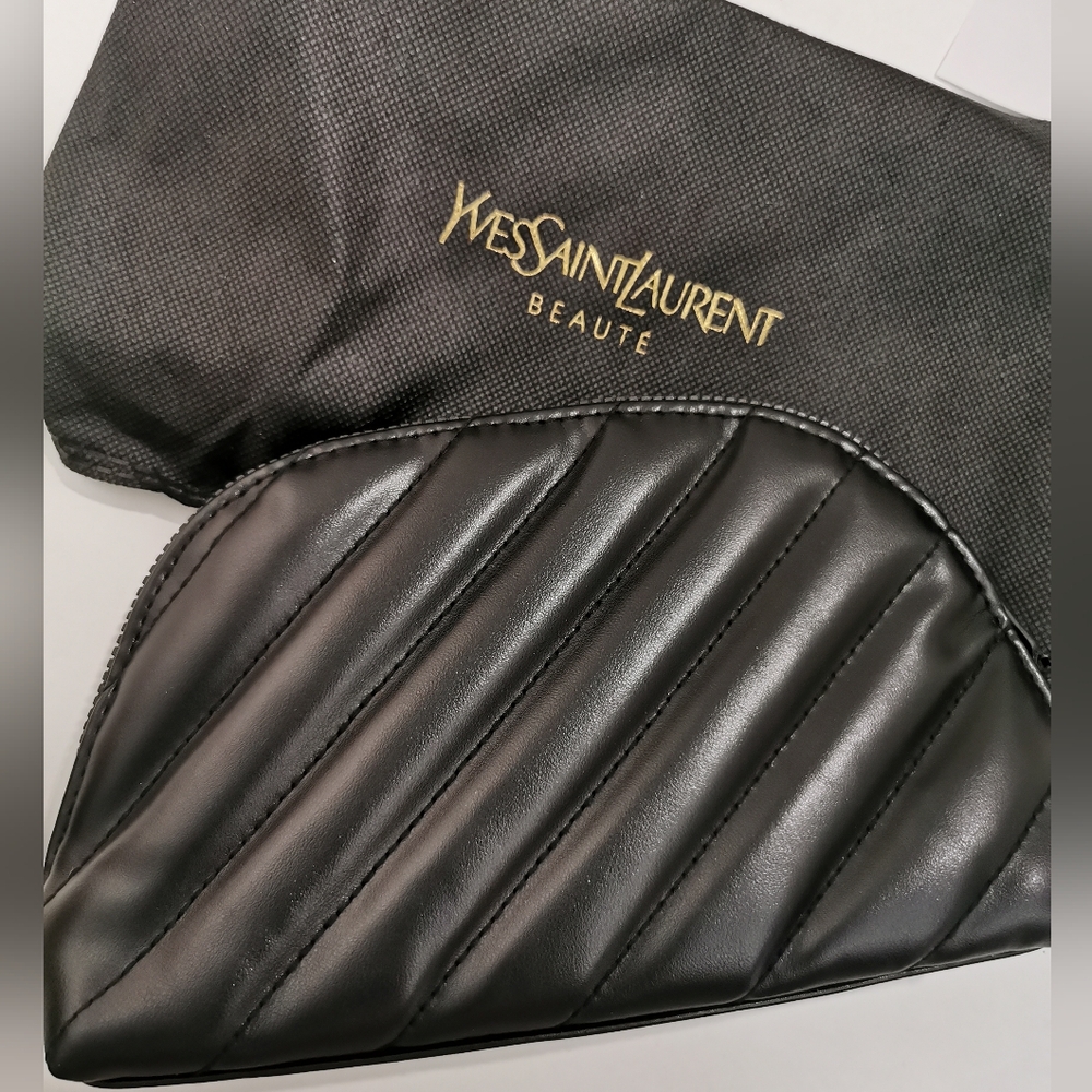 Yves Saint Laurent Black Cosmetic Bag